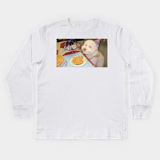 Birthday Dog Kids Long Sleeve T-Shirt